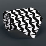 Cravate Horloge cool en verre de sable noir et blanc motif<br><div class="desc">Horloge cool en verre de sable noir et blanc motif cravate. Cravates de couleur personnalisés pour les hommes.</div>