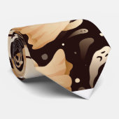 Cravate Horreur Boo Ghost Motif Halloween (Roulé)