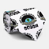 Cravate Hors de ce monde Entraîneur Alien espace OVNI (Roulé)