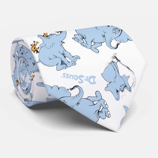 Cravate Horton Hears A Who Monkey Pattern (Roulé)