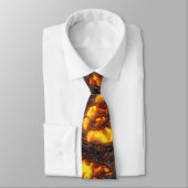 Cravate Hot lava (Attaché)