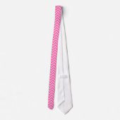 Cravate Hot Pink 2, Cotton Candy LG Chevron ZigZag Pattern (Dos)