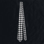 Cravate Houndstooth<br><div class="desc">Classic houndstooth seamless pattern in black and white</div>
