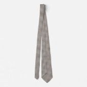 Cravate Houndstooth de Brown Combination par Shirley Taylo (Dos)