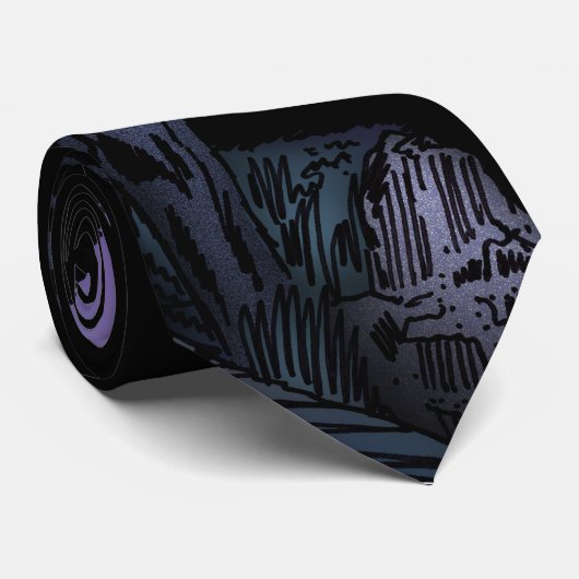 Cravate Howling Wolf (Roulé)