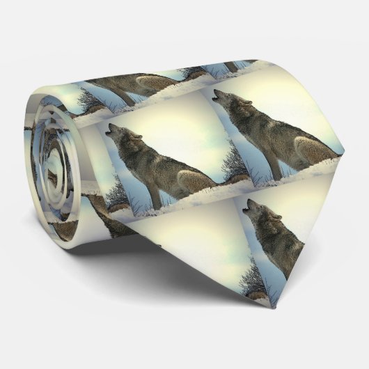 Cravate Howling Wolf (Roulé)