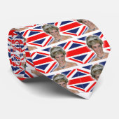 Cravate HRH Princess Diana Union Jack (Roulé)