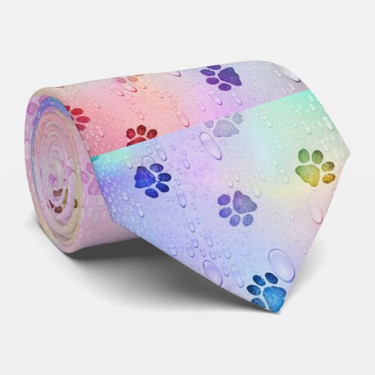 Cravate Huellas de Perrito (Roulé)