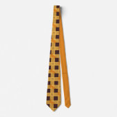 Cravate HUFFLEPUFF™ Check Plaid Motif (Devant)