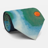 Cravate Huile Abstraite de Kandinsky Deepened Impulse sur  (Roulé)