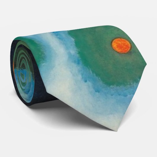 Cravate Huile Abstraite de Kandinsky Deepened Impulse sur (Roulé)