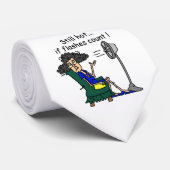 Cravate Humour de bouffée de chaleur (Roulé)