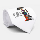 Cravate Humour de femme de charge (Roulé)