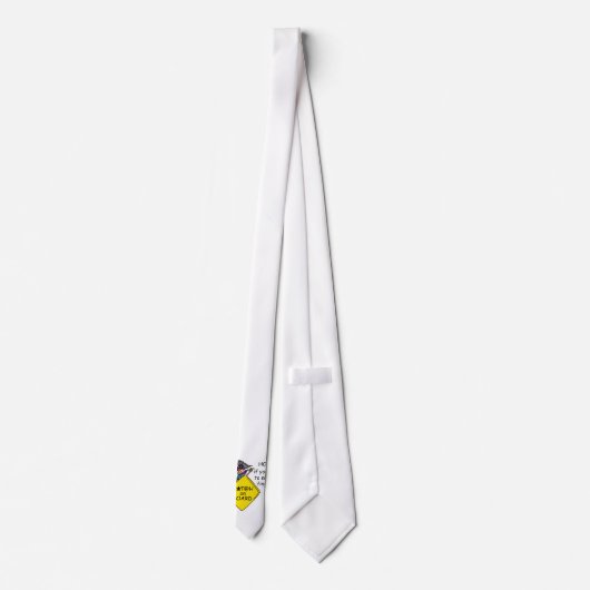 Cravate Humour de rage de route (Dos)