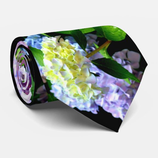 Cravate Hydrangea (Roulé)