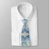 Cravate Hydrangea Bleu Tendre (Attaché)