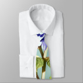 Cravate Hydrangea Bleue Gracieuse (Attaché)