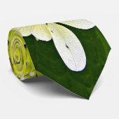 Cravate Hydrangea Limelight Chartreuse Vert Élégant (Roulé)