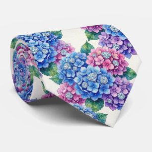 Cravate Hydrangeas & Diamonds   Collier de mariage et d'év