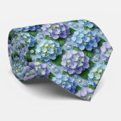 Cravate Hydrangeas & Diamonds | Collier de mariage et d'év (Roulé)