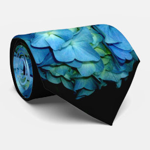 Cravate Hydrangée bleue