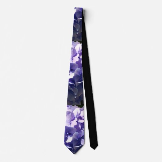 Cravate Hydrangée violette (Devant)