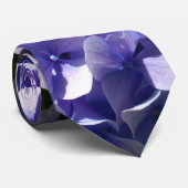 Cravate Hydrangée violette (Roulé)