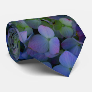 Cravate Hydrangée violette