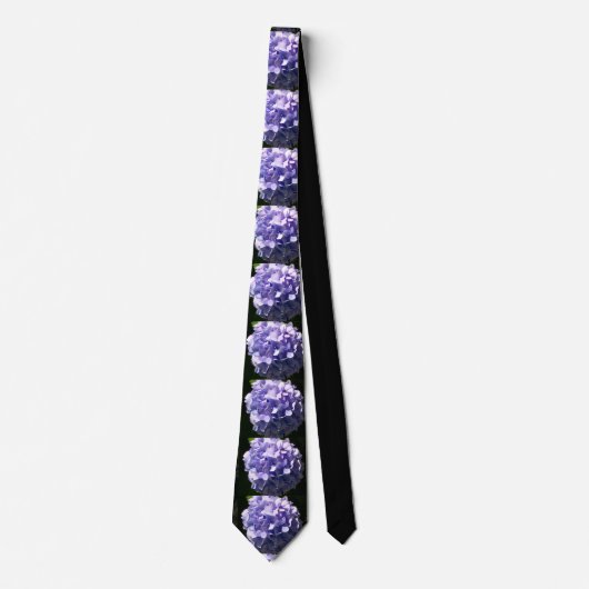 Cravate Hydrangée violette (Devant)