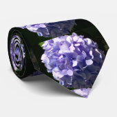 Cravate Hydrangée violette (Roulé)