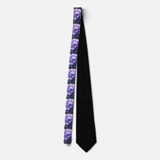Cravate Hydrangée violette (Dos)