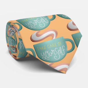 Cravate Hygge Drink Self-Care Thunder_Cove