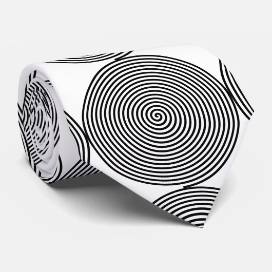 Cravate Hypnose ronde Spirale Thunder_Cove (Roulé)
