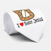 Cravate I bébé Jésus de coeur (amour) (Roulé)