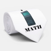 Cravate I calculat de la "calculatrice" MATHS, I "… (Roulé)