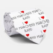 Cravate I fanfare de coeur (Roulé)