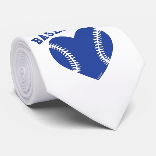 CRAVATE I HEART BASEBALL (Roulé)