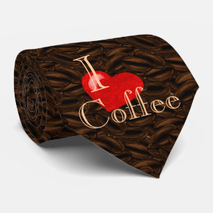 Cravate I Heart Coffee