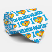 Cravate I Love goldfish (Roulé)