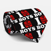 Cravate I Love Hotel Boys (Roulé)