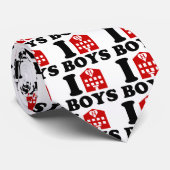 Cravate I Love Hotel Boys (Roulé)