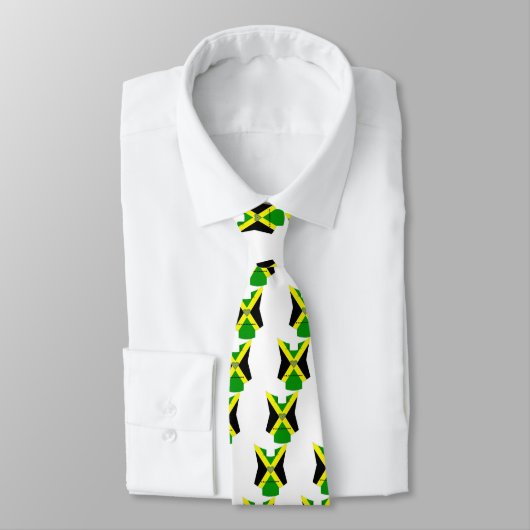 Cravate I Love Jamaica Have a Nice Day and a Better Night (Attaché)