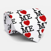 Cravate I Love Me Heart Me self estime confiance dignité (Roulé)