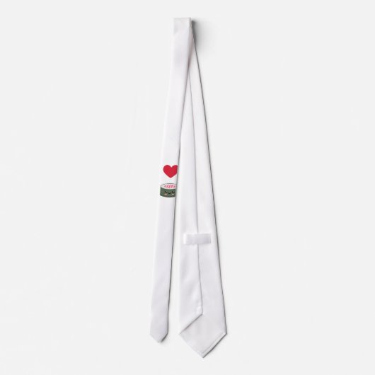 Cravate I love Sushi (Dos)