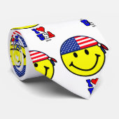 CRAVATE I LOVE USA TIE (Roulé)