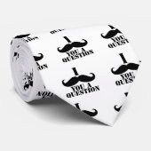 Cravate I moustache vous une question (Roulé)