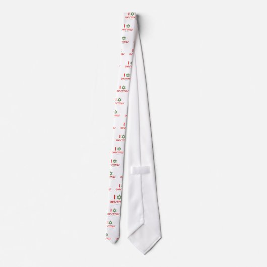 Cravate I vert de Noël de Hanoukka (Dos)