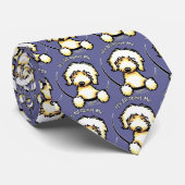 Cravate IAAM Labradoodle jaune (Roulé)