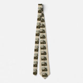 Cravate Ibis blanc - Les oiseaux d'Amérique de John James  (Dos)