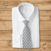 Cravate Ichthys Christian Symbol Pattern